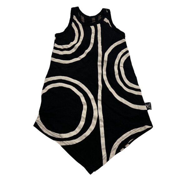 Nununu Circle Tank Top Dress in Black